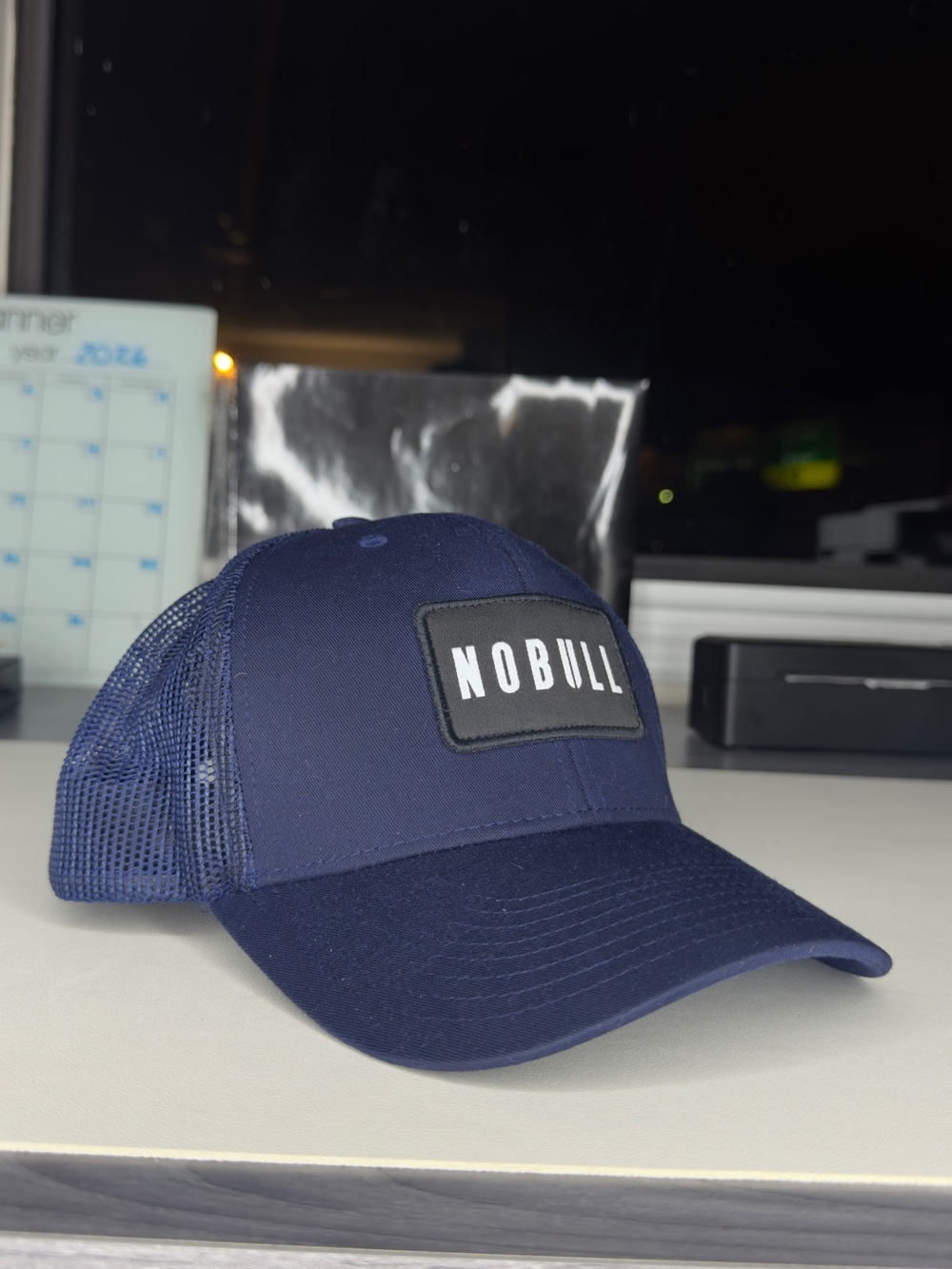 NOBULL Navy Mesh Back Logo Cap